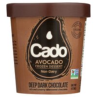 Cado Non-Dairy Deep Dark Chocolate Avocado Frozen Dessert, 1 pint