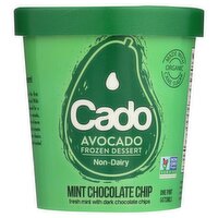 Cado Mint Chocolate Chip Non-Dairy Avocado Frozen Dessert, 1 pint