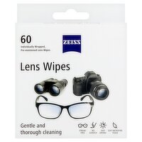 Zeiss Lens Wipes, 60 count, 60 Each