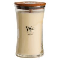 WoodWick Vanilla Bean Candle, 21.5 oz