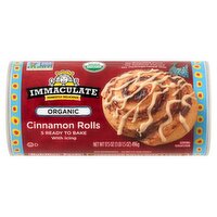 Immaculate Organic Cinnamon Rolls with Icing, 5 count, 17.5 oz