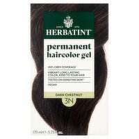 Herbatint 3N Dark Chestnut Permanent Haircolor Gel, up to 2 applications