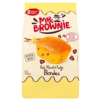 Mr. Brownie Rich, Moist & Fudgy Blondies, 8 count, 7.05 oz, 7.05 Ounce