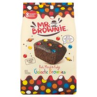 Mr. Brownie Rich, Moist & Fudgy Galactic Brownies, 8 count, 7.05 oz, 7.05 Ounce