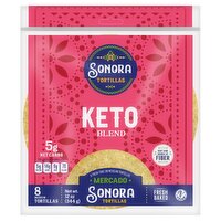 Sonora Mercado Keto Blend Tortillas, 8 count, 12 oz