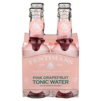 Fentimans Pink Grapefruit Tonic Water, 6.7 fl oz, 4 count