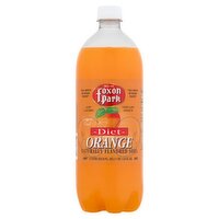 Foxon Park Diet Orange Soda, 33.8 fl oz