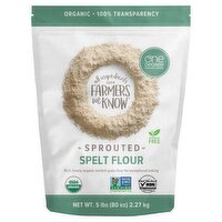 One Degree Organic Foods Sprouted Spelt Flour, 5 lbs