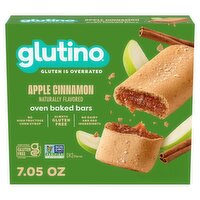 Glutino Apple Cinnamon Oven Baked Bars, 1.41 oz, 5 count, 7.05 Ounce