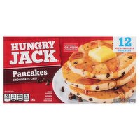 Hungry Jack Chocolate Chip Pancakes, 12 count, 14.8 oz, 14.8 Ounce