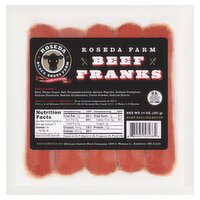 Roseda Farm Beef Franks, 14 oz