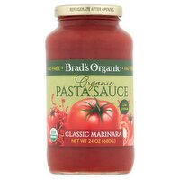 Brad's Organic Classic Marinara Pasta Sauce, 24 oz