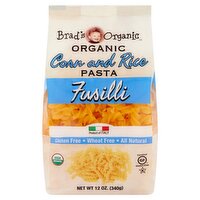 Brad's Organic Corn and Rice Fusilli Pasta, 12 oz