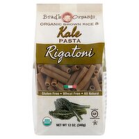 Brad's Organic Brown Rice & Kale Rigatoni Pasta, 12 oz