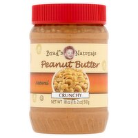 Brad's Naturals Crunchy Peanut Butter, 18 oz