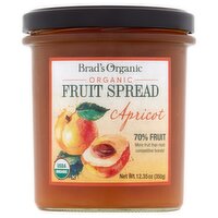 Brad's Organic Apricot Fruit Spread, 12.35 oz