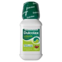 Dulcolax Cherry Flavor Cramp & Stimulant-Free Liquid Laxative, 12 fl oz, 12 Fluid ounce