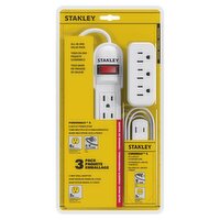 Stanley Power Strip, Wall Adapter and Extension Cord All-in-One Value Pack, 3 count, 3 Each