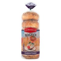 Bonanza Everything Bagels, 6 count, 18 oz