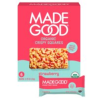 MadeGood Strawberry Crispy Squares 6pk