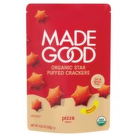 MadeGood Pizza Flavor Organic Star Puffed Crackers, 4.26 oz