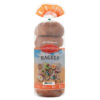 Bonanza Pumpernickel Bagels, 6 count, 18 oz