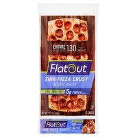 Flatout Rustic White Thin Pizza Crust, 6 count, 10.2 oz