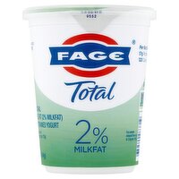 Fage Total 2% Milkfat All Natural Reduced Fat Greek Strained Yogurt, 16 oz