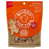 Cloud Star Buddy Softies Natural Peanut Butter Soft & Chewy Treats for Dogs, 6 oz