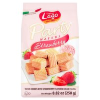 Gastone Lago Strawberry Party Wafers, 8.82 oz