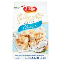 Gastone Lago Coconut Party Wafers, 8.82 oz
