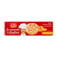 Gastone Lago Apricot Tarts, 1.41 oz, 6 count