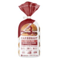 Carbonaut Gluten Free Original Hamburger Buns, 4 count, 11.3 oz