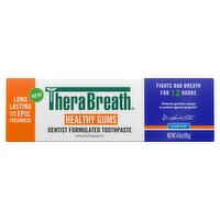 TheraBreath Healthy Gums Clean Mint Anticavity Dentist Formulated Toothpaste, 4.0 oz