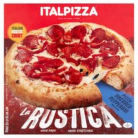 Italpizza La Rustica Uncured Pepperoni Pizza, 20.47oz, 20.47 Ounce