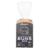 O'Doughs Deluxe Vegan Gluten Free Hamburger Buns, 4 count, 13.9 oz