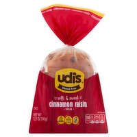 Udi's Gluten Free Udi's Gluten Free Cinnamon Raisin Bread, 12.1 oz, 343 Gram 