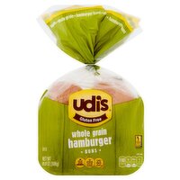 Udi's Gluten Free Udi's Gluten Free Whole Grain Hamburger Buns, 10.8 oz, 10.8 Ounce 