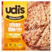 Udi's Gluten Free Crispy Thin Crust Four Cheese Pizza, 17.53 oz