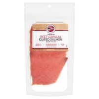 Woodsmoke Provisions Premium Beet Gravlax Cured Salmon, 4 oz