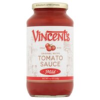 Vincent's Mild Tomato Sauce, 25 oz