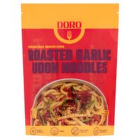 Doro Roasted Garlic Udon Noodles, 12 oz