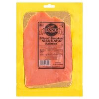 Banner Smoked Fish Inc. Sliced Smoked Scotch-Style Salmon, 4 oz
