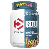 Post Dymatize Fruity Pebbles Flavor ISO100 Hydrolyzed Protein Powder, 21.5 oz