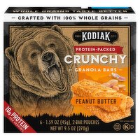 Kodiak Cakes Protein-Packed Peanut Butter Crunchy Granola Bars, 1.59 oz, 6 count