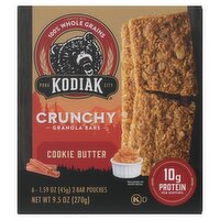 Kodiak Cookie Butter Crunchy Granola Bars, 1.59 oz, 6 count