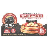 Kodiak Homestyle Power Waffles, 8 count, 9.9 oz