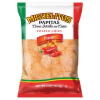 Miguelitos Papitas Fuego Potato Chips, 4 oz