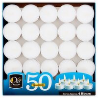 Ohr Tealights Candles, 50 count