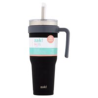 Zak! Everyday Smiles 40 oz 2-in-1 Lid Straw Tumbler